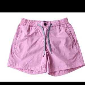 Bonobos Pink 5" Inseam Chino Shorts Drawstring Pockets Womens Size XS